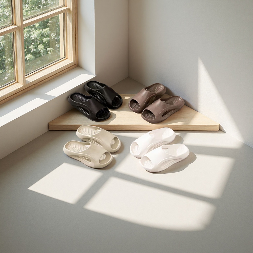 EVA men's slippers with a simple and fashionable design Specification drawing