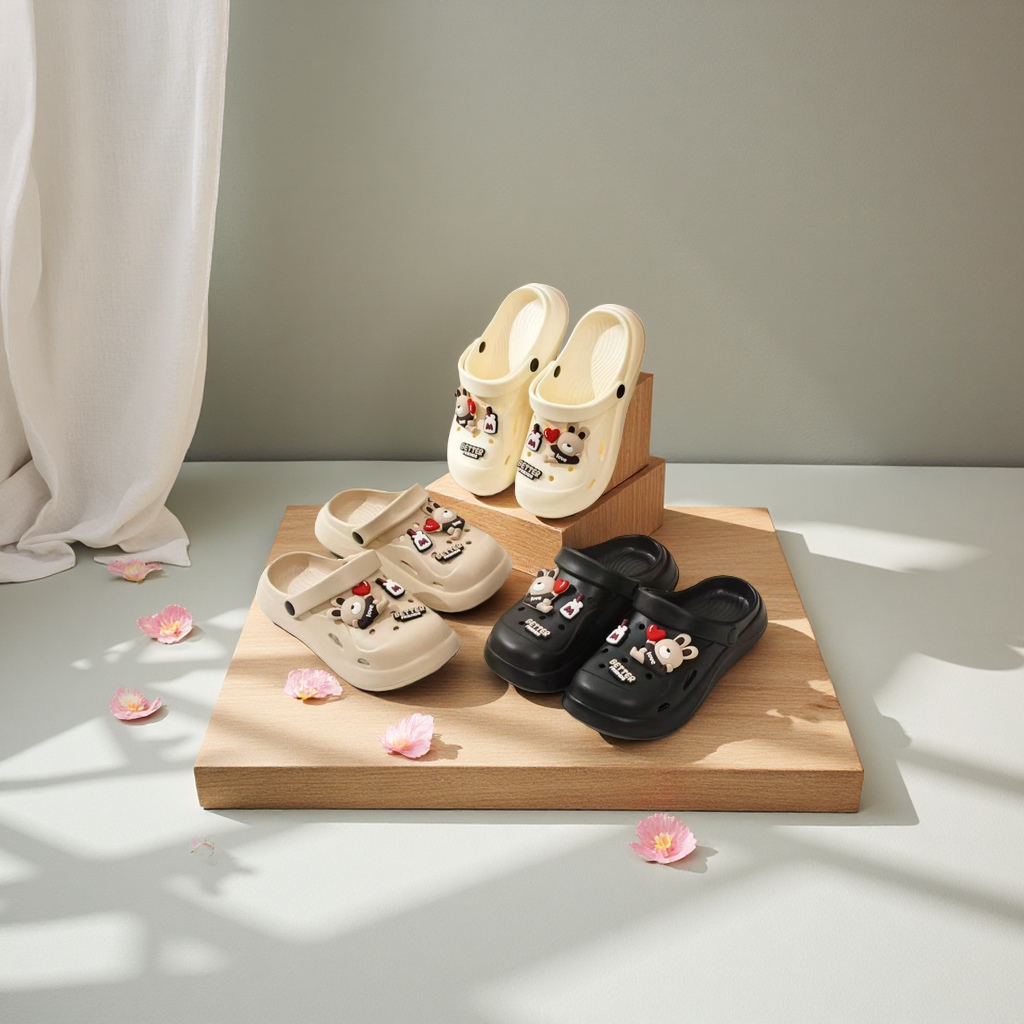 女式洞洞鞋透气舒适防滑软