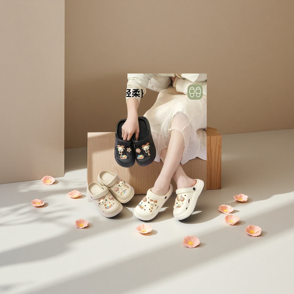 Women's crocs are breathable, comfortable, anti-slip and soft Application Scenario