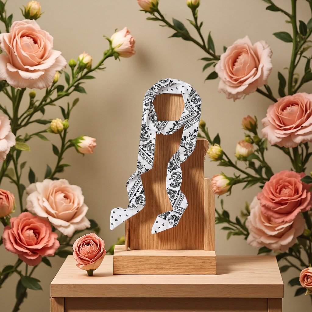 Thick cashmere scarf for women, warm and fashionable, versatile women's scarf for winter Application Scenario