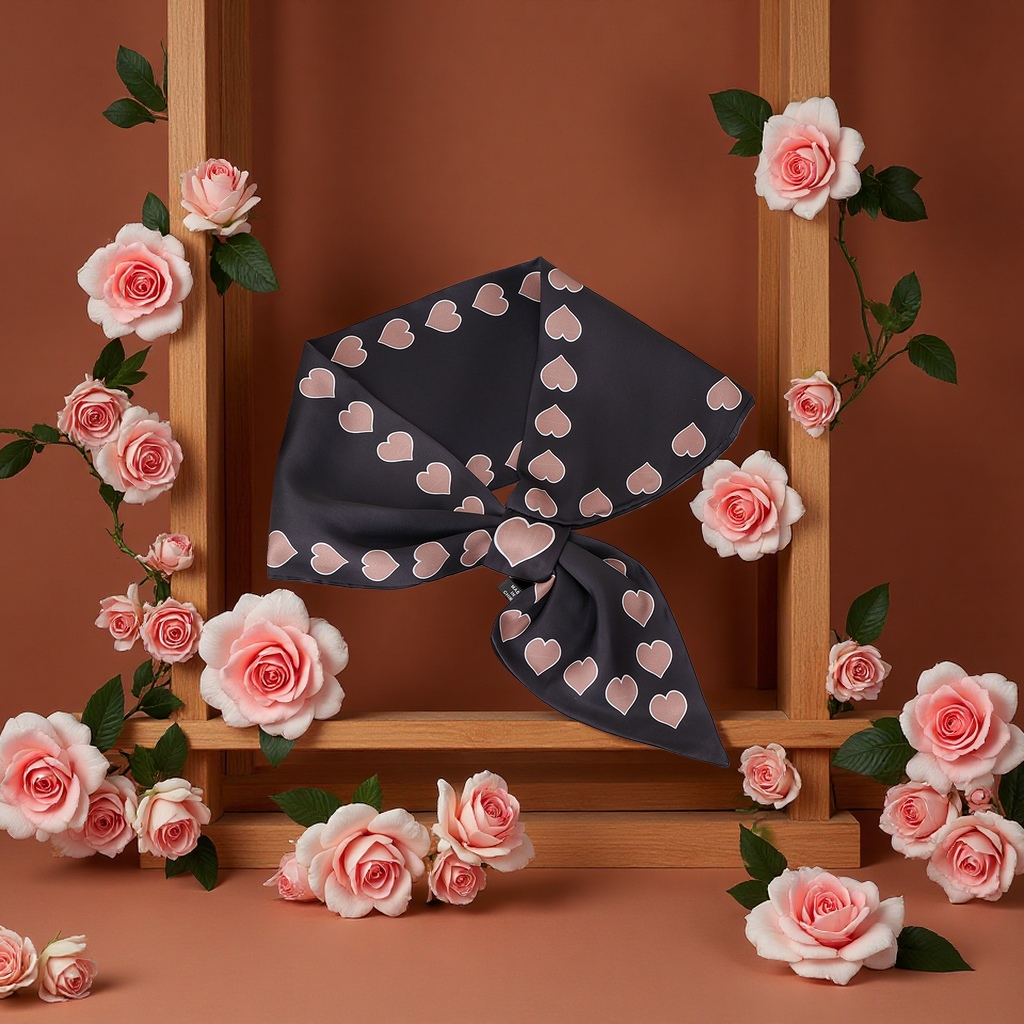 A thick, warm, fashionable and versatile long cashmere scarf for women in autumn and winter
