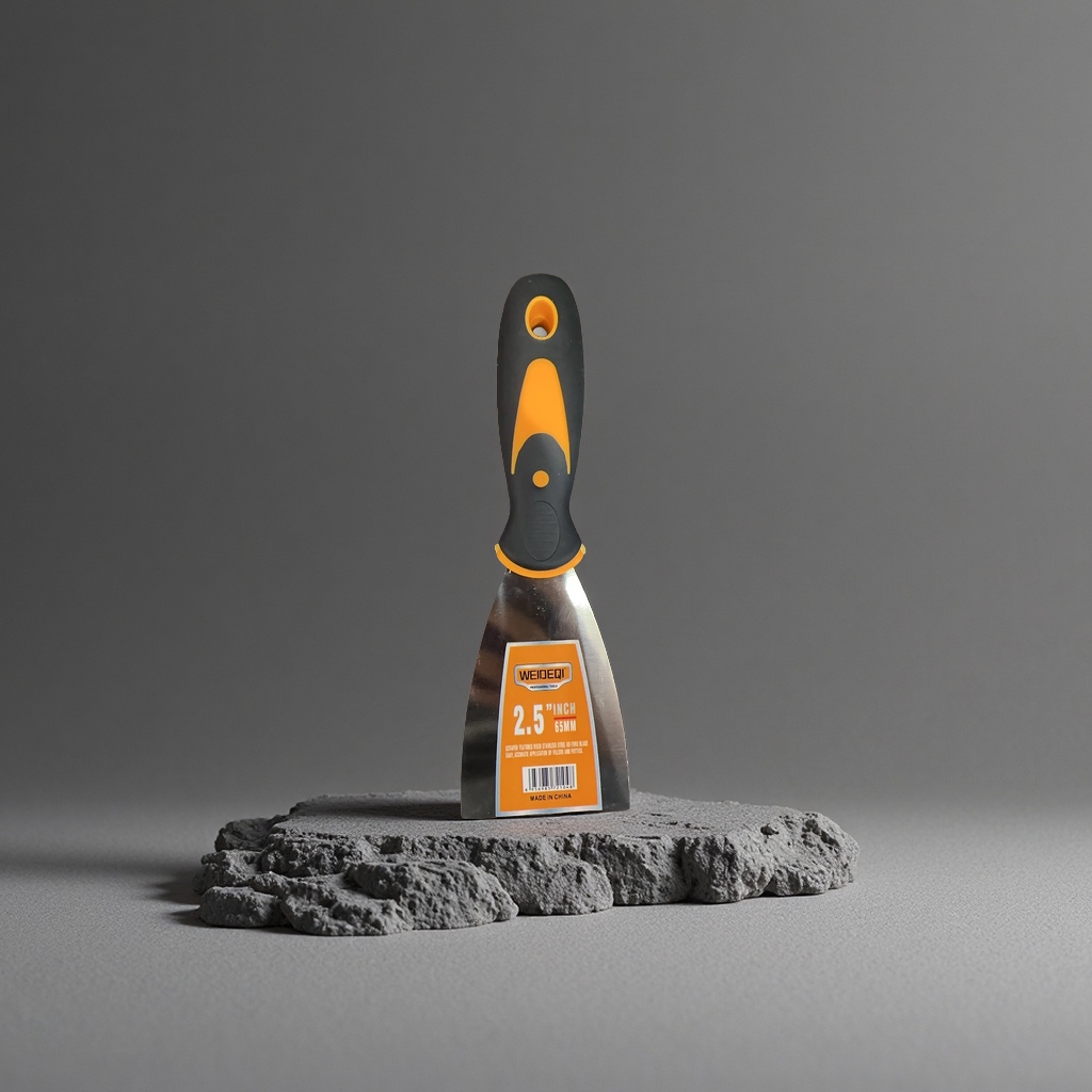 Putty knife, construction-specific scraper, plastering knife, professional tool, construction tool details Picture