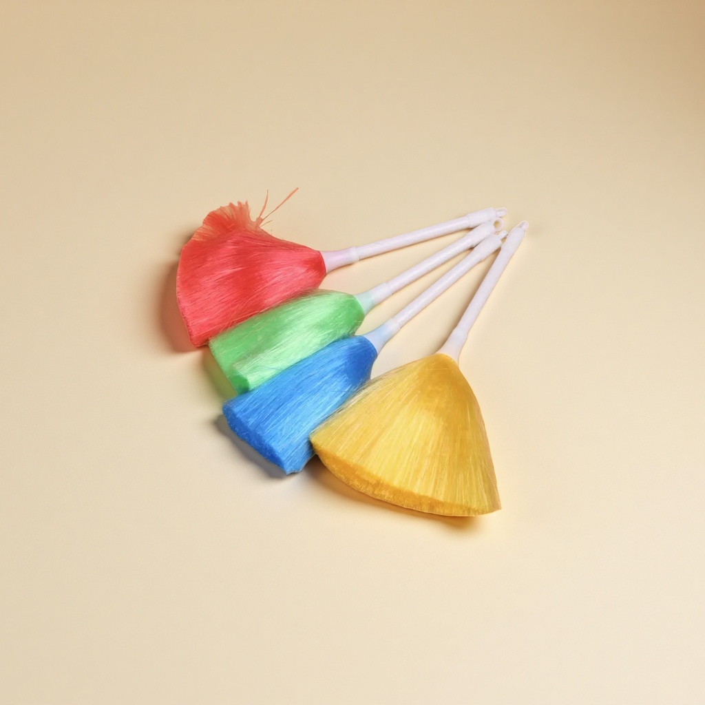 掸子清洁除尘掸子家用多功能软毛除尘掸子鸡毛掸灰尘掸产品图