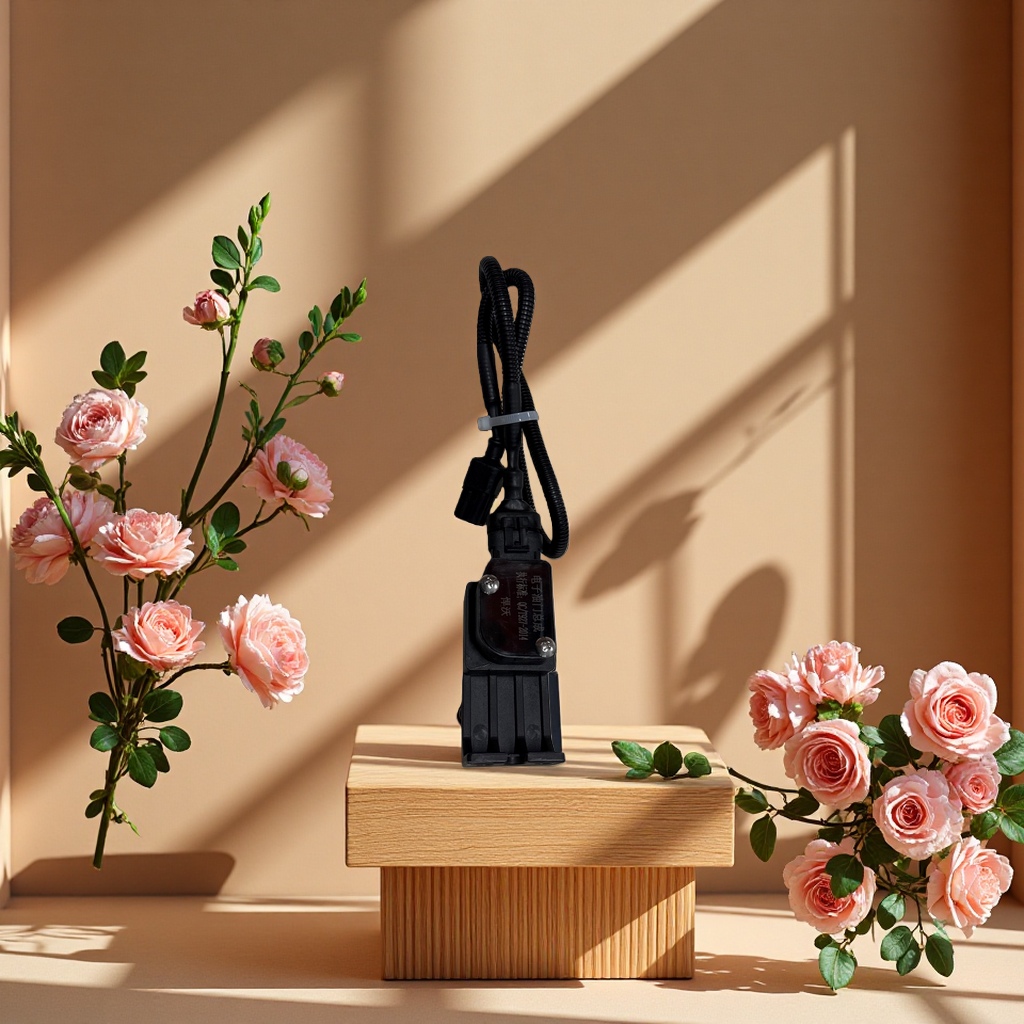 The electronic accelerator pedal is a high-precision sensor with adjustable sensitivity for 24V and 12V, specifically designed for electric motorcycles