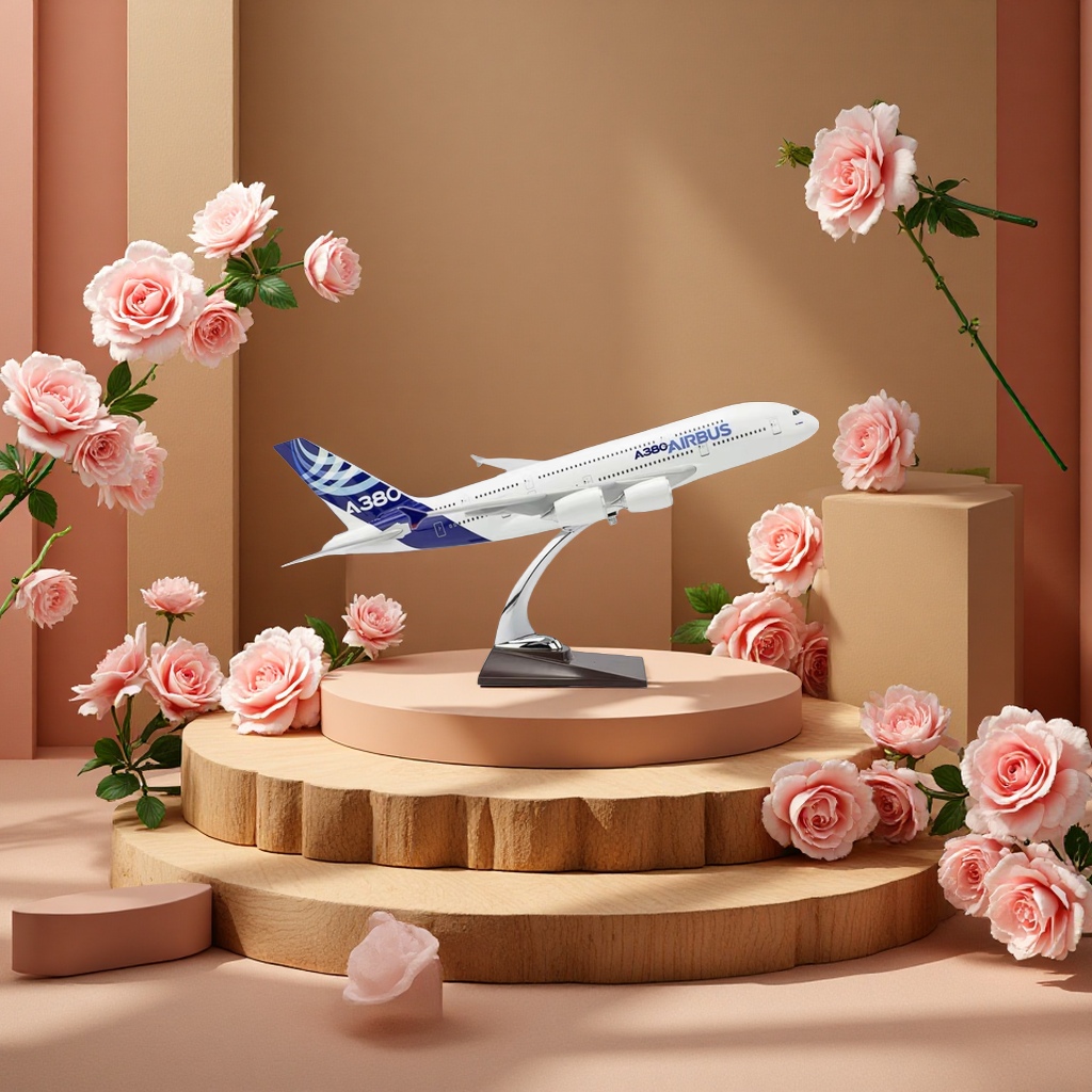 45cm AIRBUS A380飞机模型