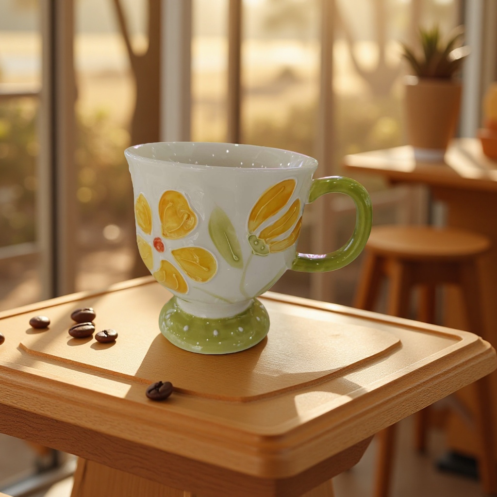 Tazas de café de cerámica tazas térmicas tazas de mezcla tazas portátiles para uso diario Specification image