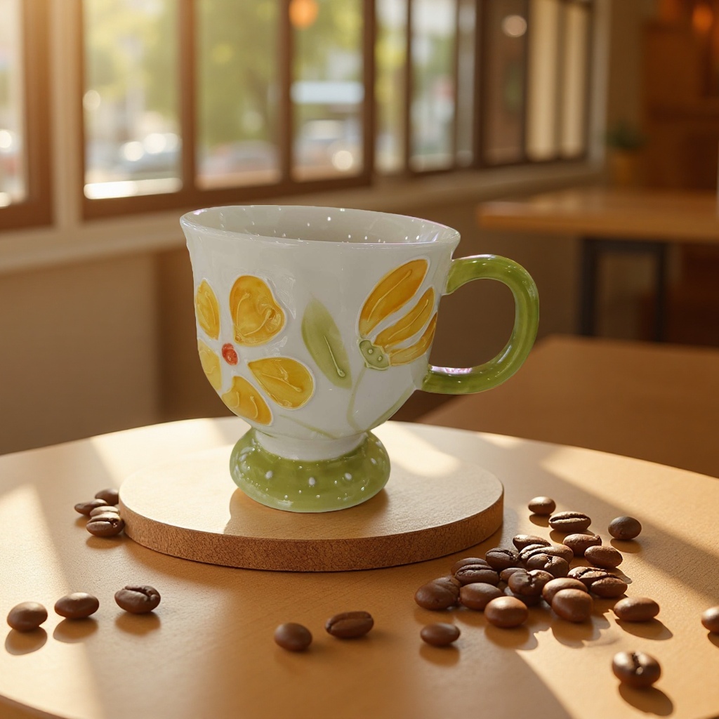 陶瓷咖啡杯保温杯搅拌杯便携杯子日常使用