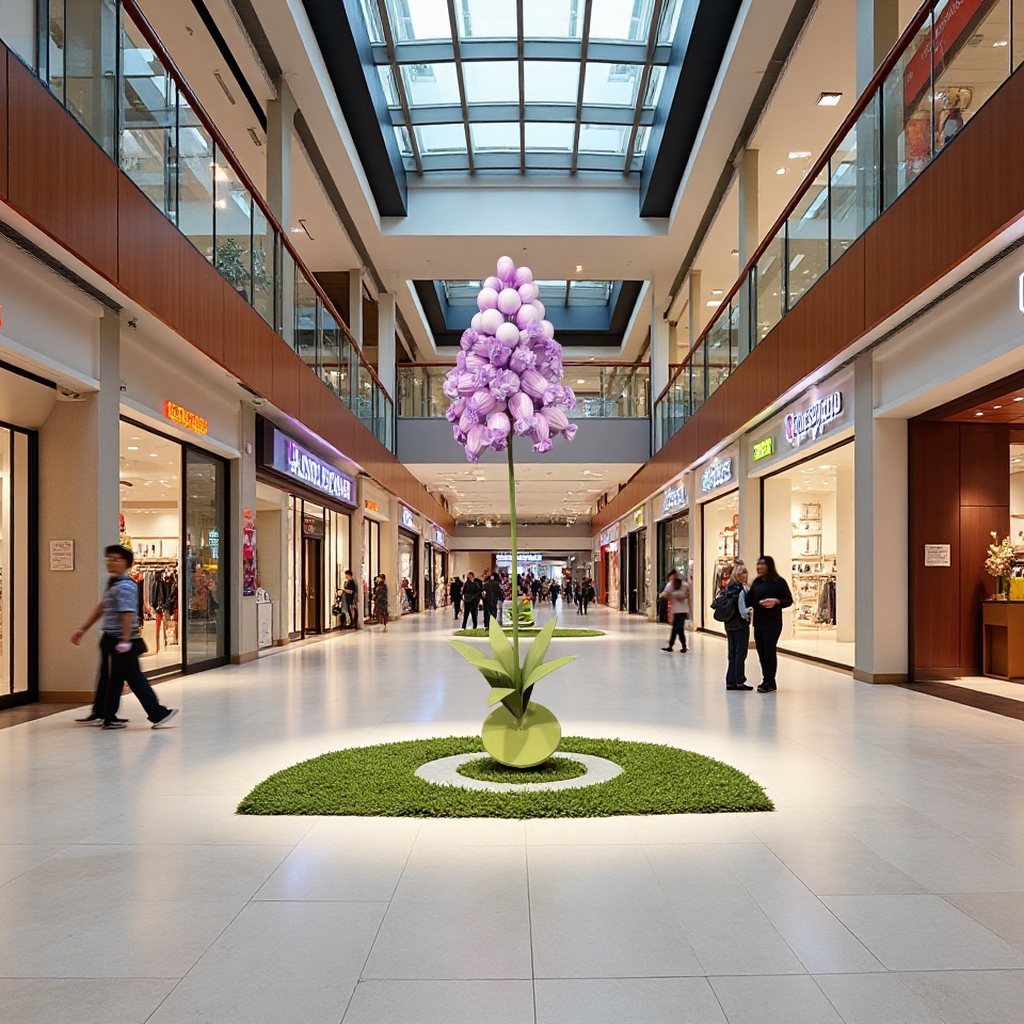 Large hyacinth flower arrangement pieces for display window decoration, artificial plant arrangement, artificial flowers