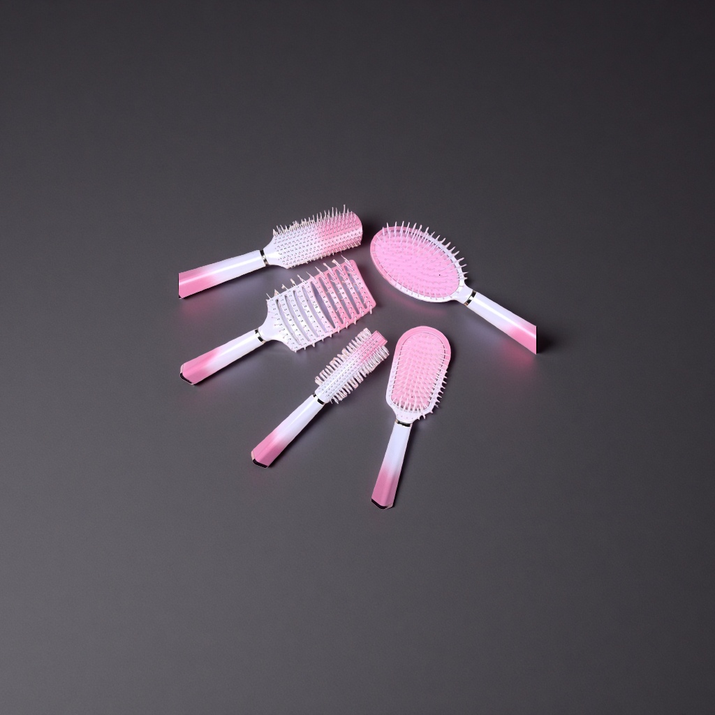 电镀梳子防静电顺滑梳齿梳子180g