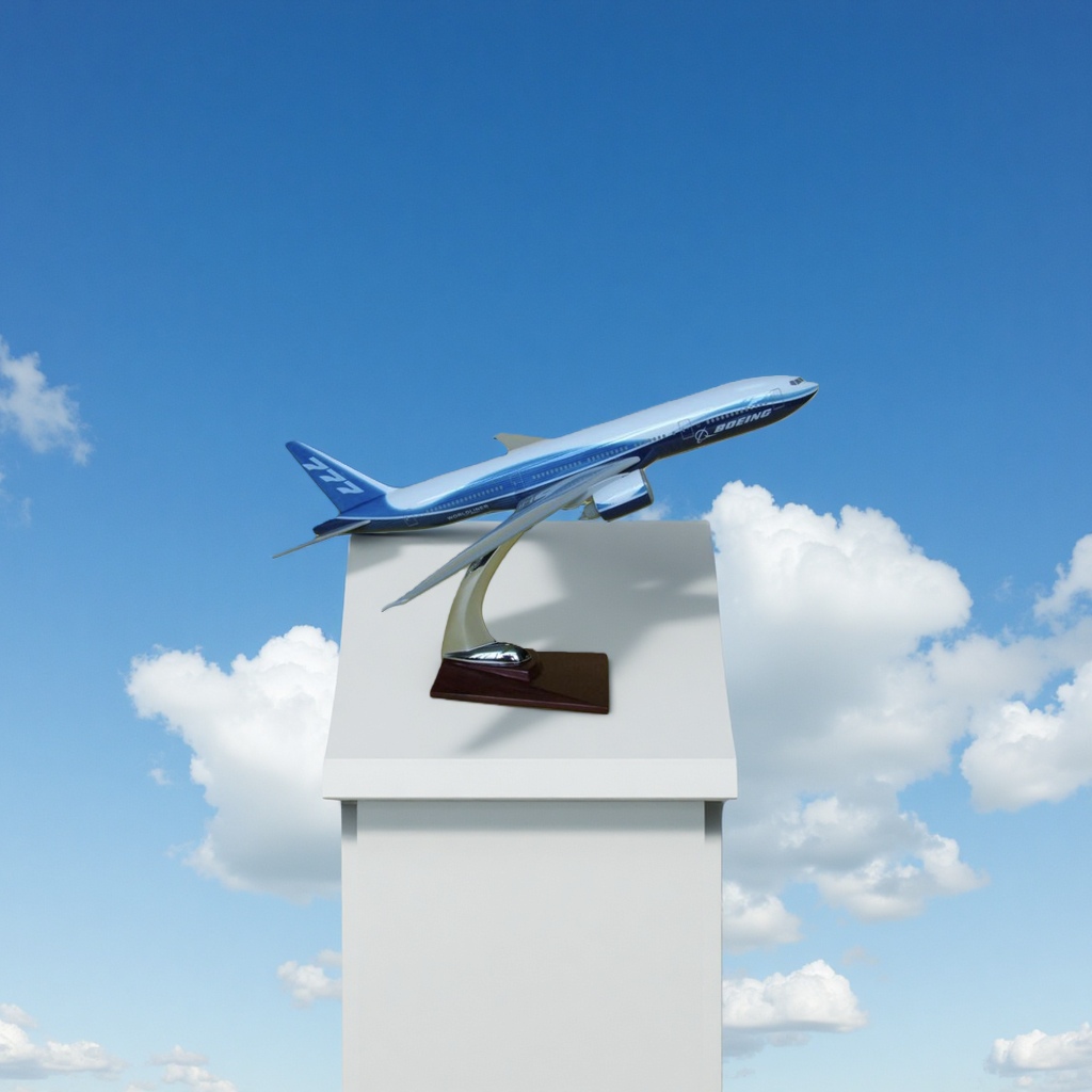 47cm BOEING777飞机模型