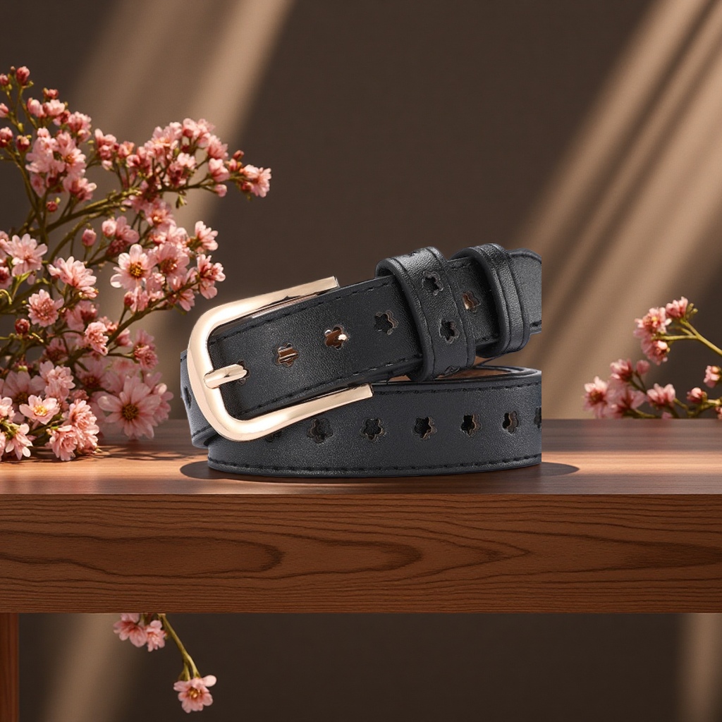 Fashionable leather belt, casual business, simple and versatile, classic men's style Application Scenario