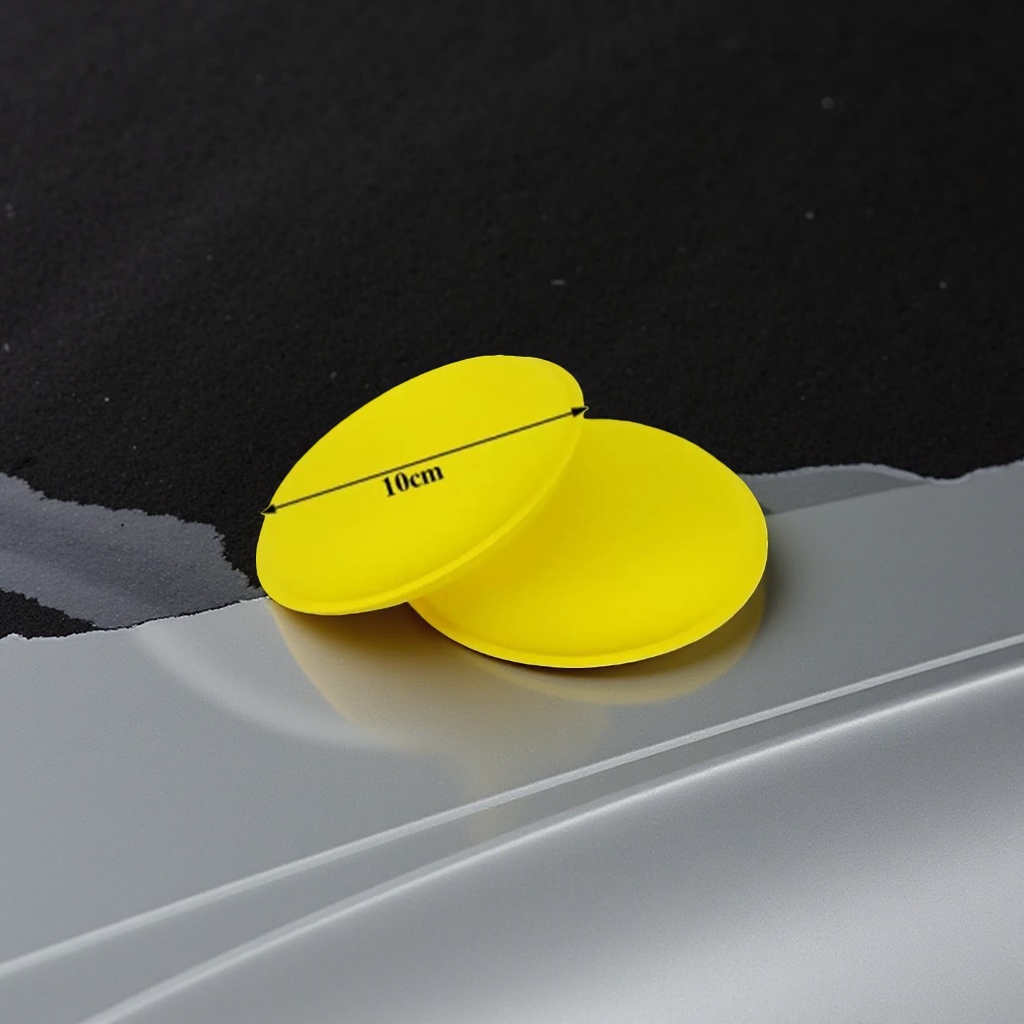Waxing sponge for car cleaning, car washing, waxing, maintenance, polishing and care, small round edge-pressing sponge for automotive products, hot-selling sponge Item Picture