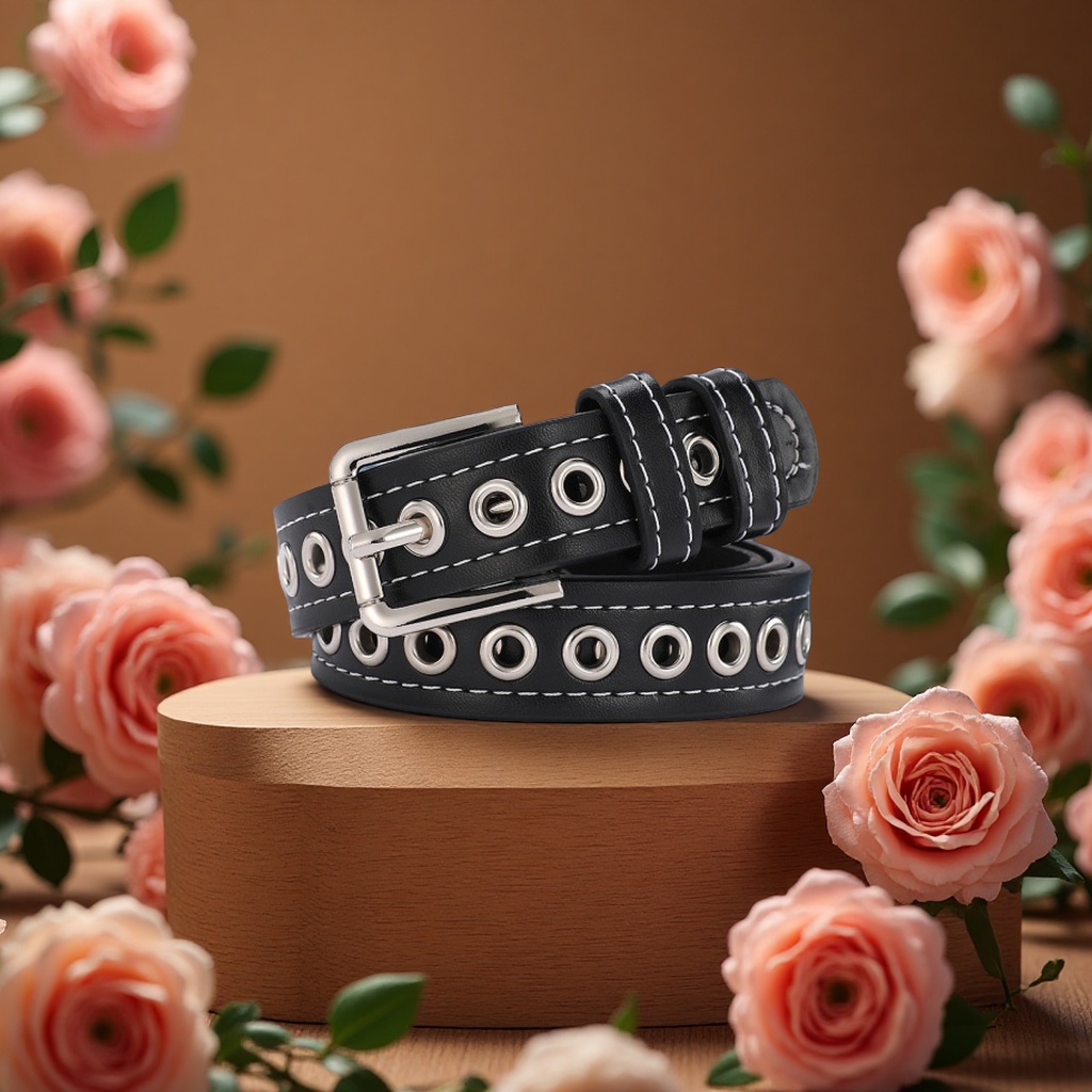 Fashionable leather belt for men, simple and versatile, casual style 2024 new style Application Scenario