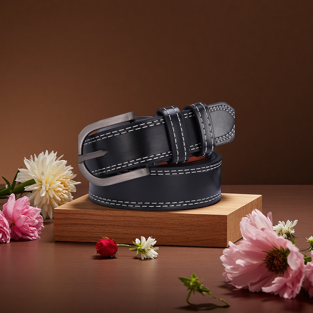 Fashionable leather belt for men, simple and versatile, casual style 2024 new model 160452145 Application Scenario