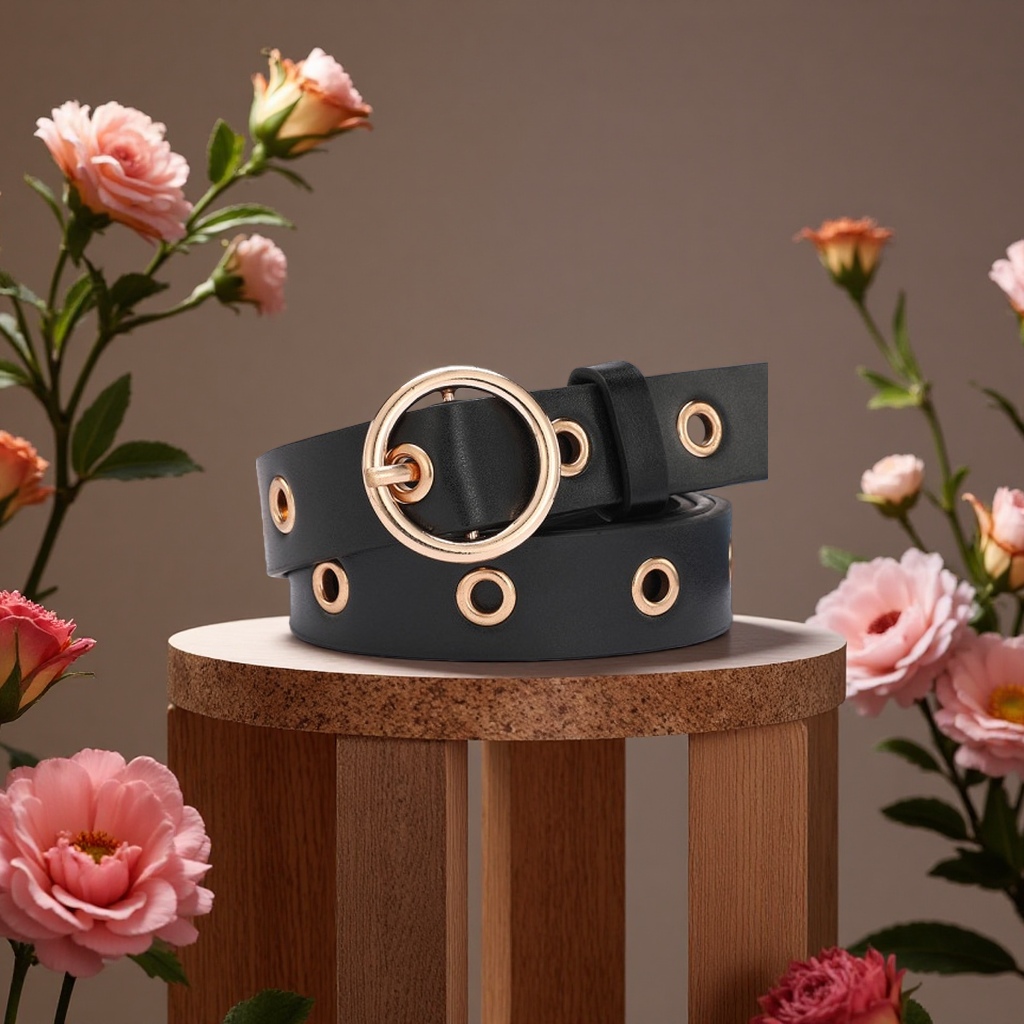 Fashionable leather belt, casual business, simple men's style, widened, comfortable, versatile, classic design Specification image