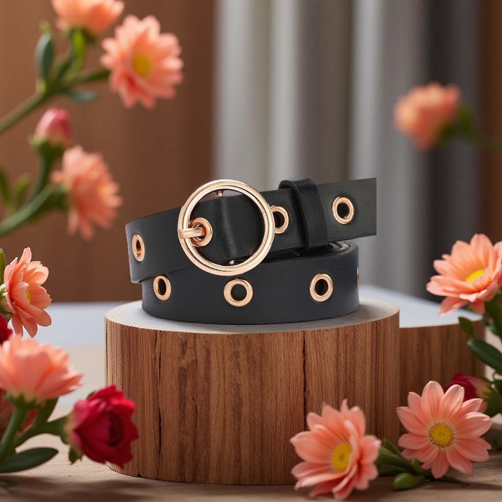 Fashionable leather belt, casual business, simple men's style, widened, comfortable, versatile, classic design details Picture