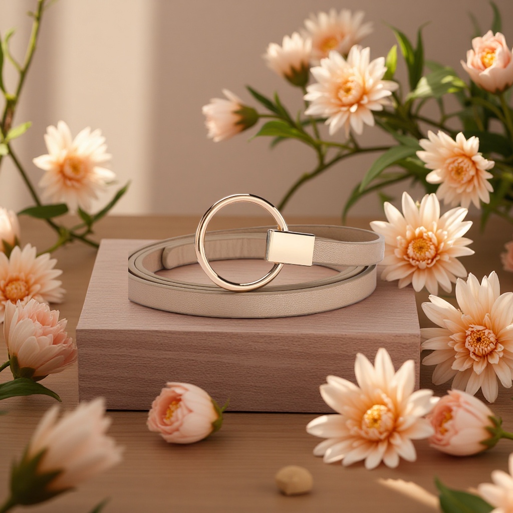 Fashionable leather belt, casual and simple men's 100cm wide version, high-quality leather, figure-hugging and slimming Specification image