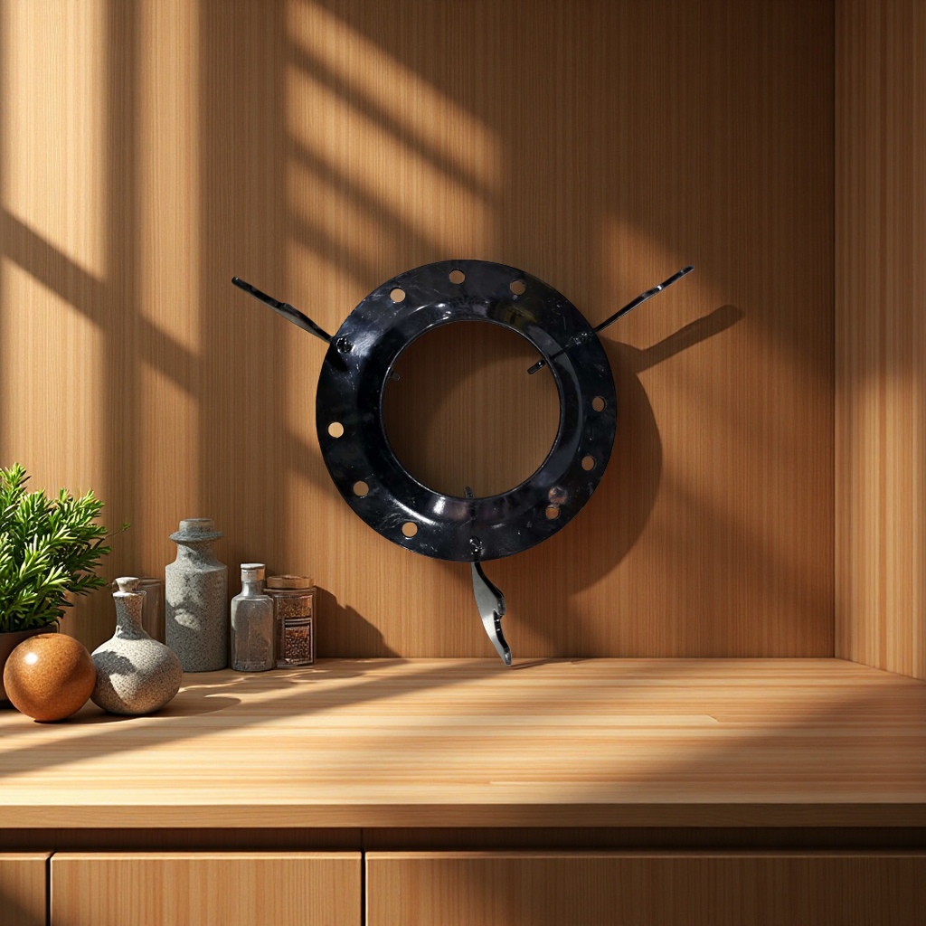 Ironwork stove rack, multi-functional kitchen stand, heavy-duty load-bearing rack, stove support frame details Picture