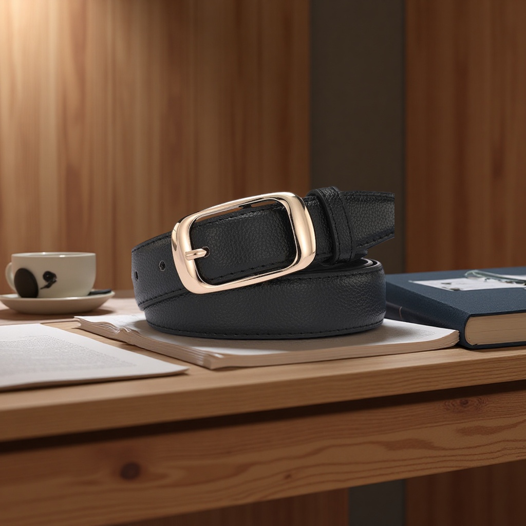Fashionable leather belt for both men and women, casual and business style, simple and elegant, new 2024 style Application Scenario