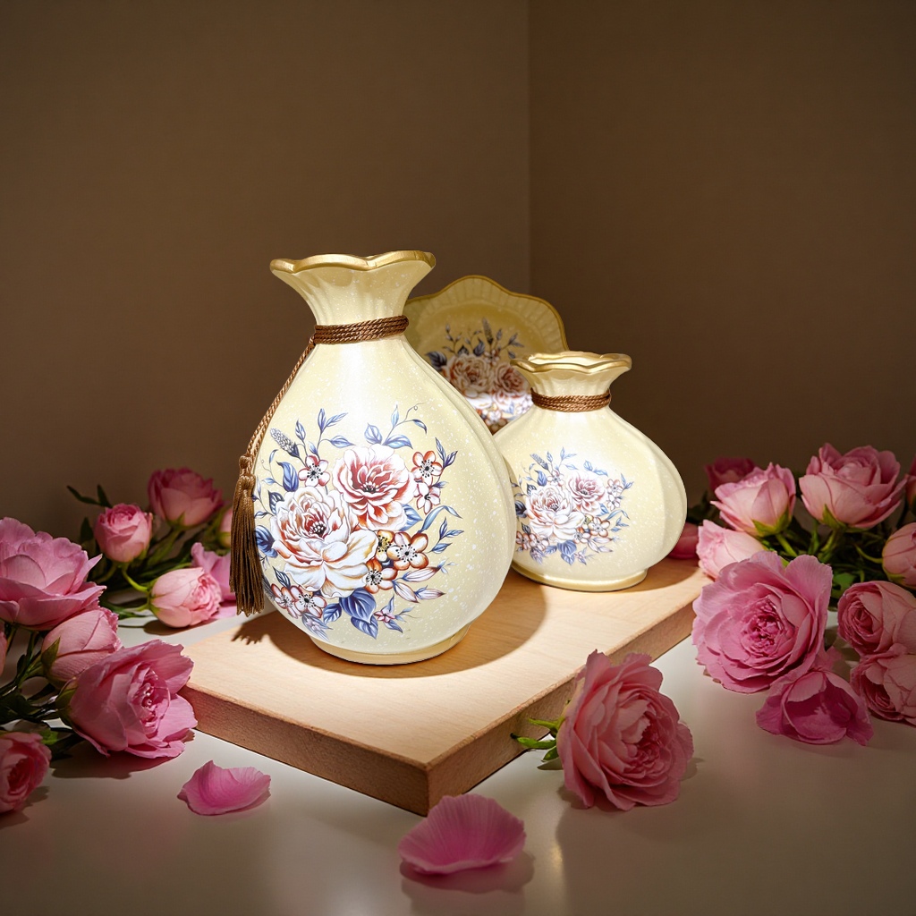 花瓶/陶瓷花瓶/家居装饰摆件/生态瓶/亚克力花瓶产品图