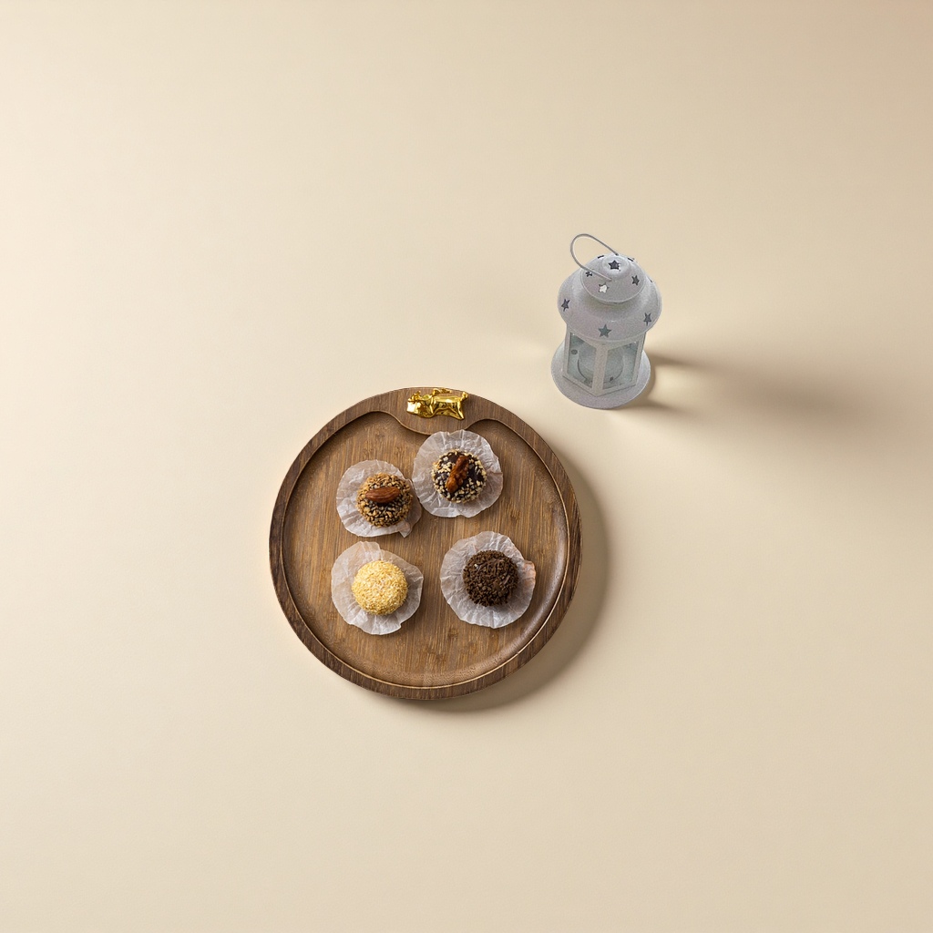 Bambus-framed pastry plate, Japanese tea tray, stove cooking tableware, round small cake tray, household wholesale Specification image