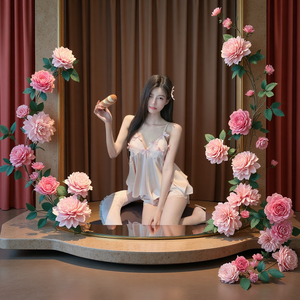 吊带睡衣性感透气夏日家居服女款慵懒风居家穿着010645241产品图