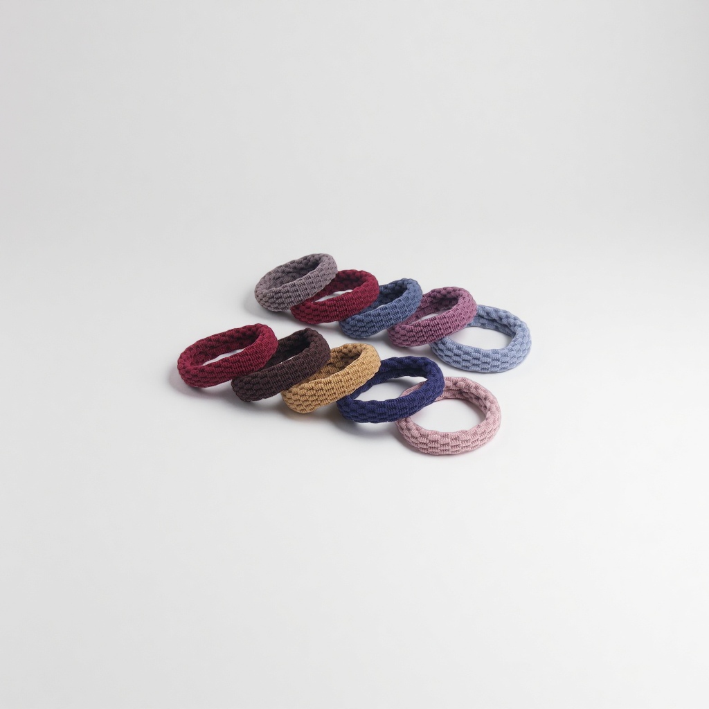 Thickened, high-elasticity, seamless hair band, simple Korean version for women, towel band and elastic band details Picture