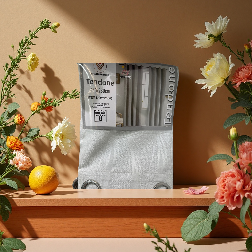 Shangri-la's simple curtains are designed to block light in the living room and thick, dust-proof and breathable in the bedroom Application Scenario