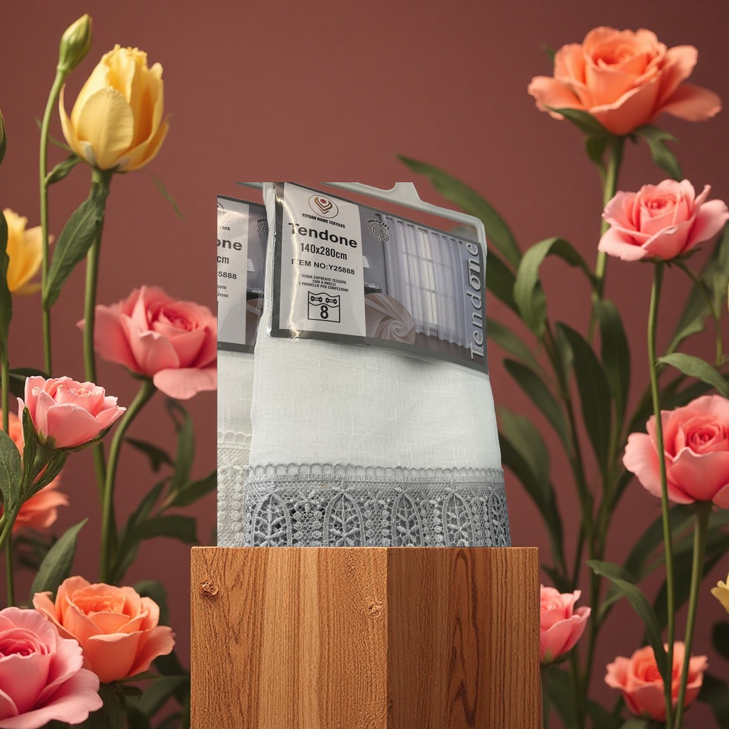Simple Nordic-style blackout curtains, thickened screen curtains for floor-to-ceiling Windows in the living room and bedroom, dust-proof and breathable Application Scenario
