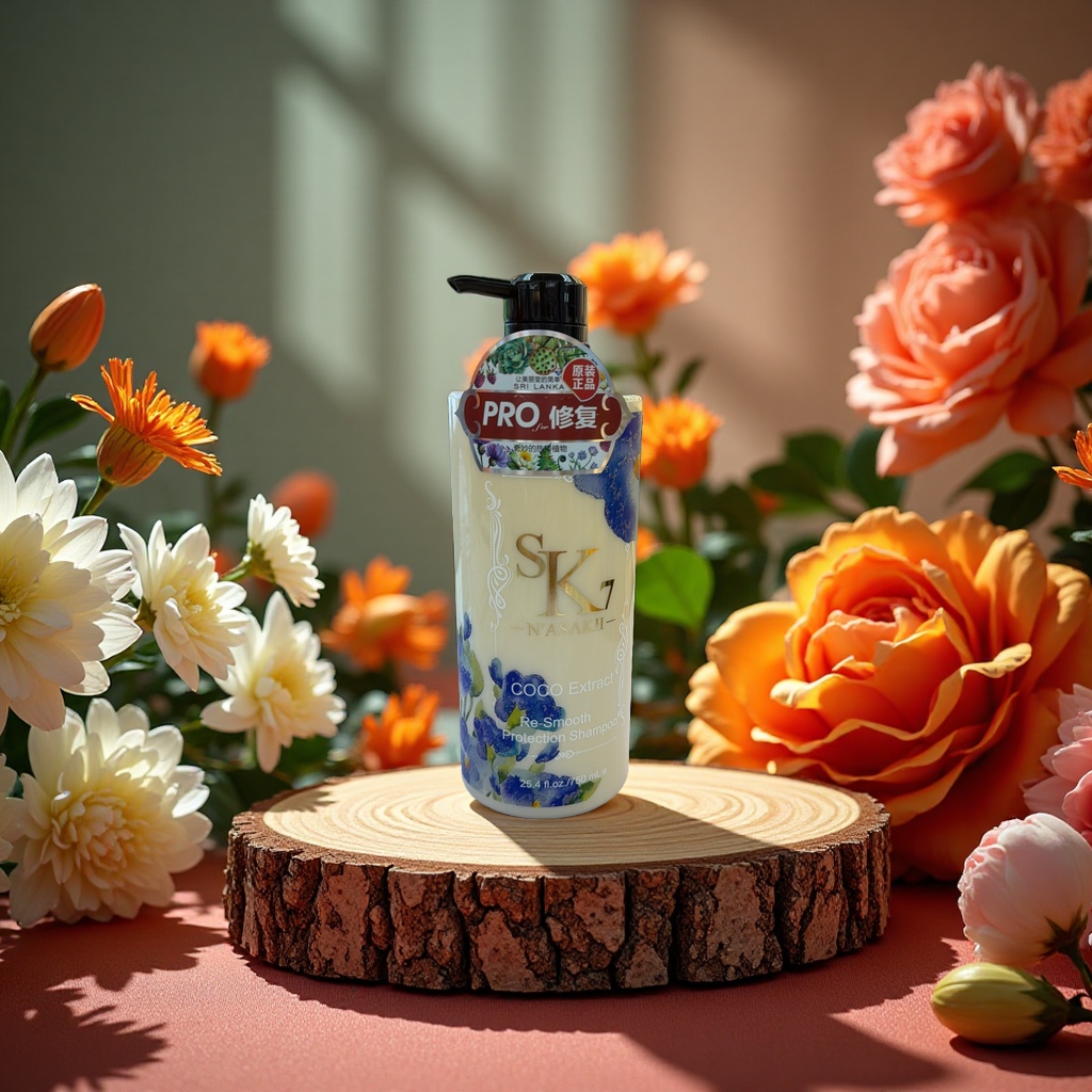 茉莉花香洗发水清爽去屑柔顺修护滋养控油蓬松750ml斯里兰卡细节图