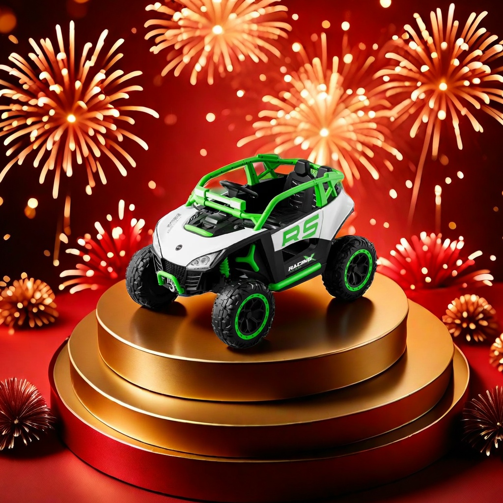 Children's toy car, four-wheel drive off-road vehicle model, remote control car, boy gift, birthday present details Picture