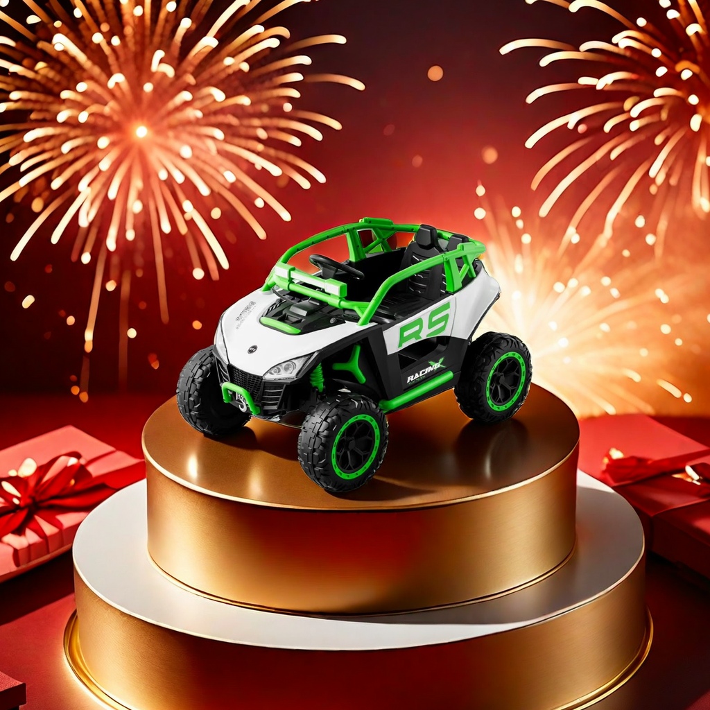 Children's toy car, four-wheel drive off-road vehicle model, remote control car, boy gift, birthday present Application Scenario