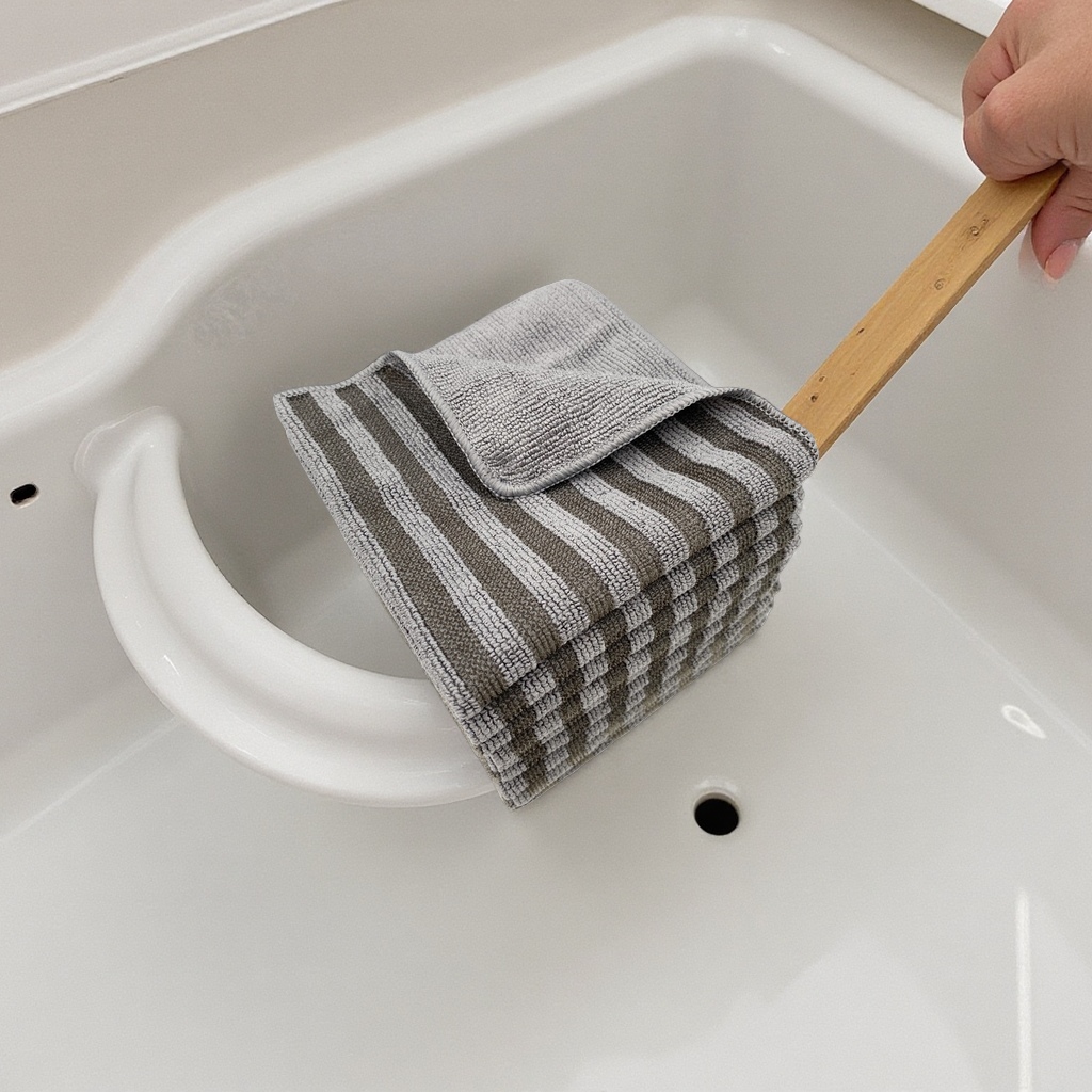 Pearl cloth, nylon filament, PP filament, fiber cloth, not easy to stick to oil, dishcloth, non-shedding, household strong cleaning cloth, cleaning cloth, fish scale cloth details Picture