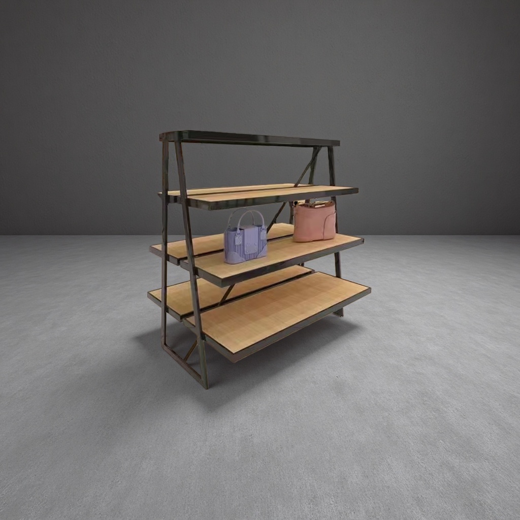 货架黑黄装饰自行车配件仓库用品置物架收纳架