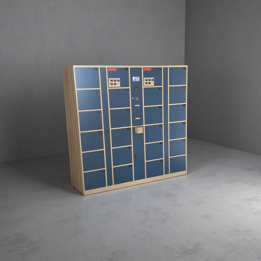 电子储物柜智能门锁120cm带密码指纹解锁防撬防盗细节图