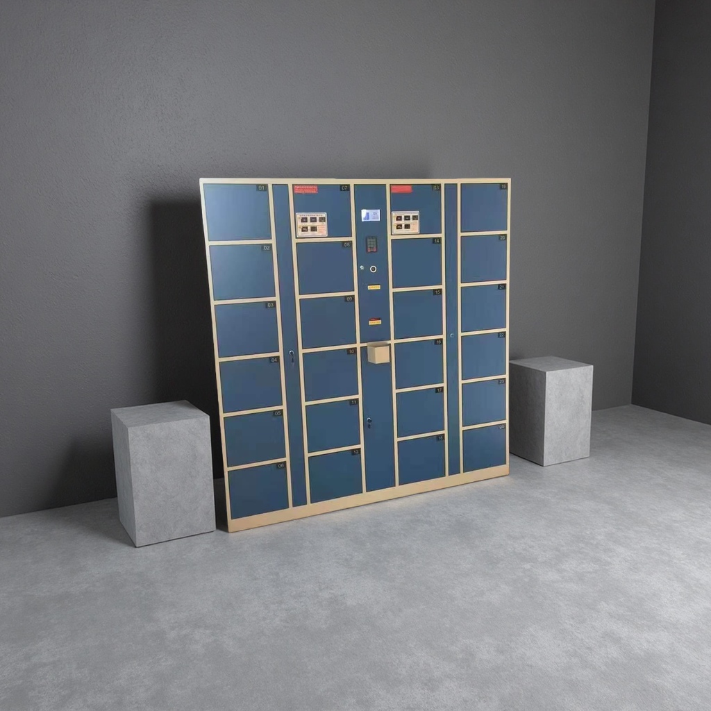 电子储物柜智能门锁120cm带密码指纹解锁防撬防盗