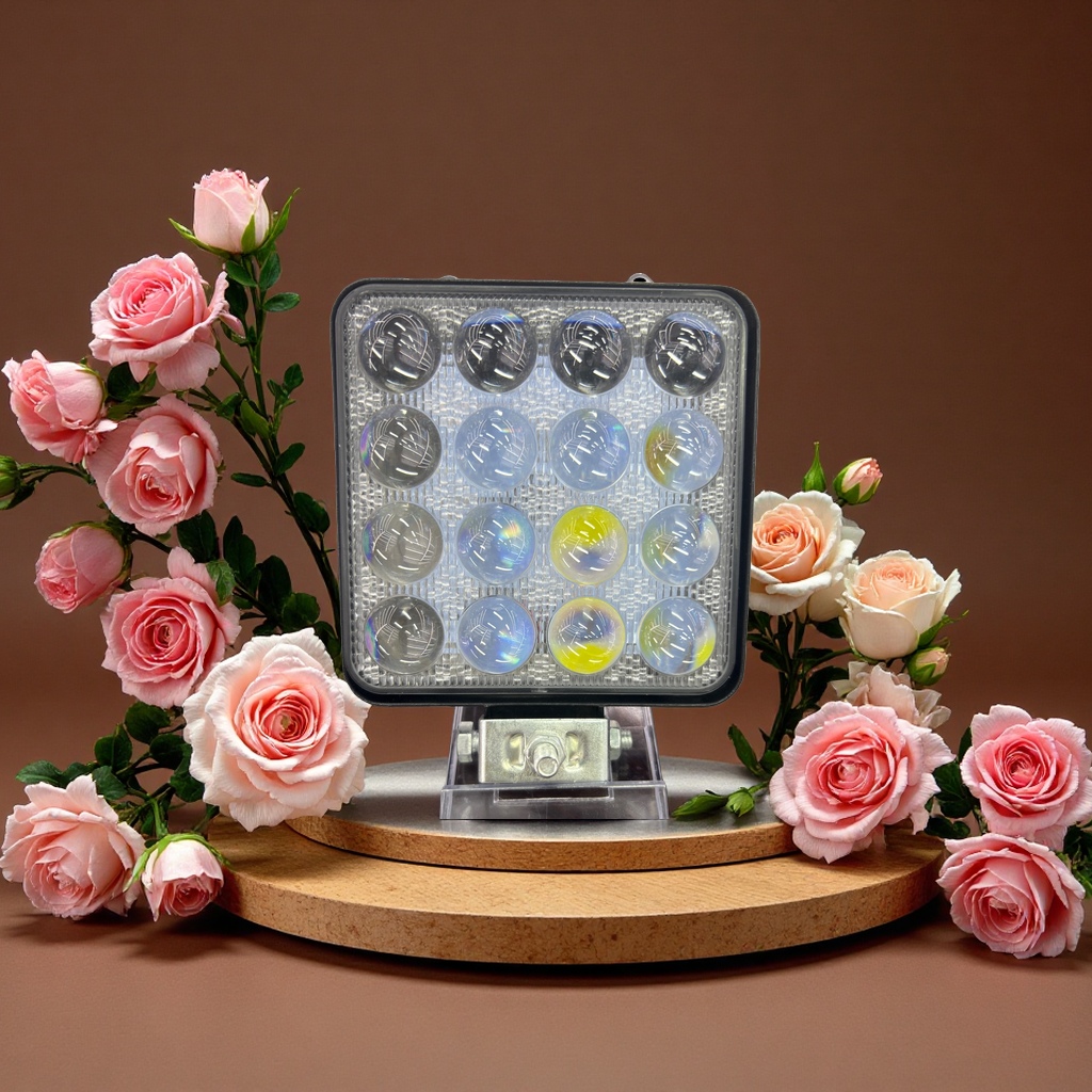 The waterproof and high-intensity LED motorcycle lamp is a universal model suitable for various vehicle types. 124115921