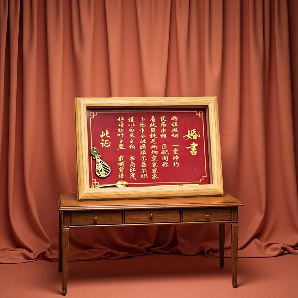 Rote picture frame, photo frame, Velcro frame, small canvas version Application Scenario