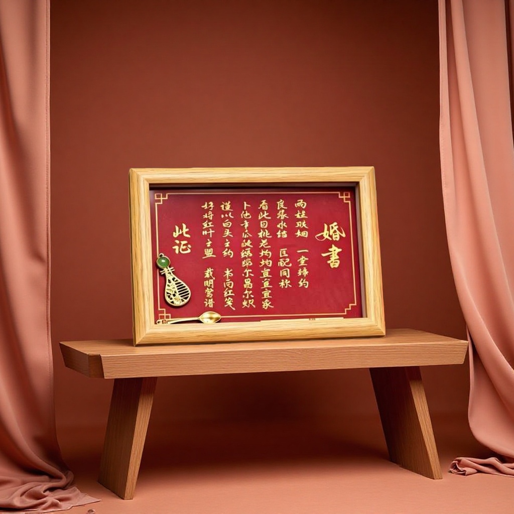 Rote picture frame, photo frame, Velcro frame, small canvas version Specification image