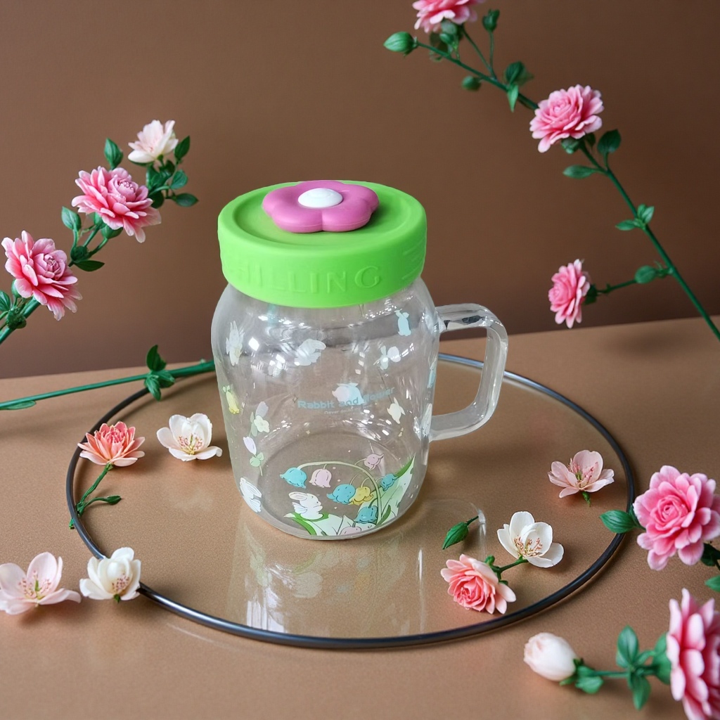 Lanlinghua series glass cups, straw cups, glass bowls and food storage containers for home use Specification image