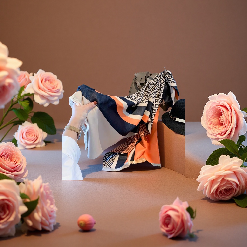وشاح سميك دافئ للسيدات في فصل الشتاء Specification image