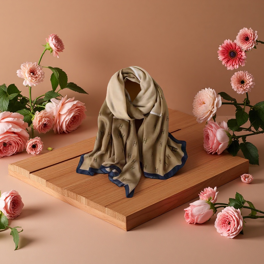 وشاح سميك دافئ للسيدات في فصل الشتاء، وشاح 140903505. Specification image