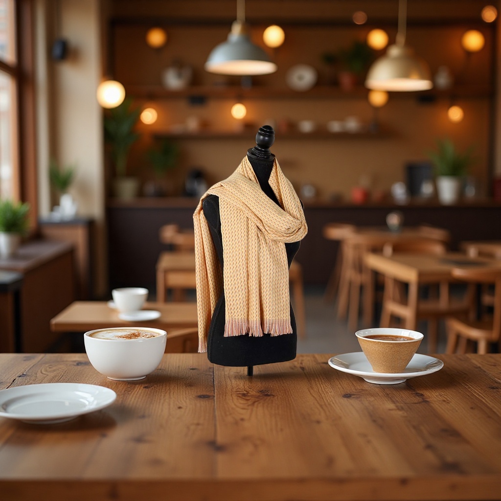 A thick and warm cashmere scarf for women, a fashionable and versatile scarf for autumn and winter