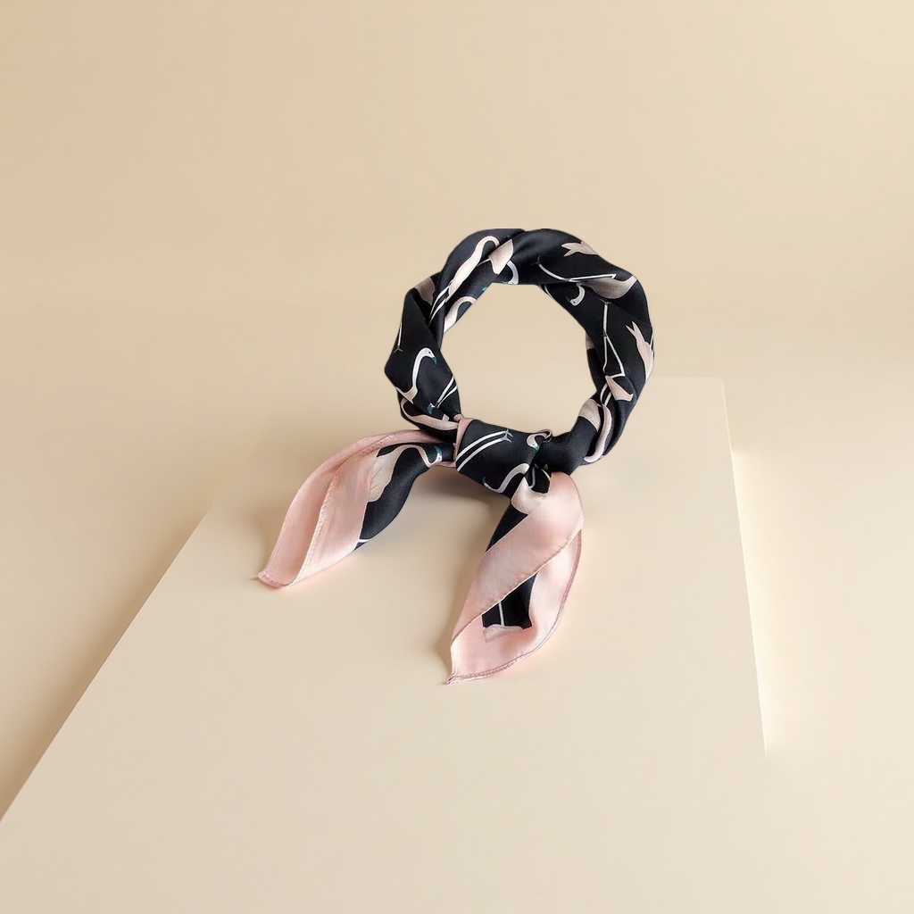 A new elegant summer silk scarf with light and breathable printed patterns for women Specification image