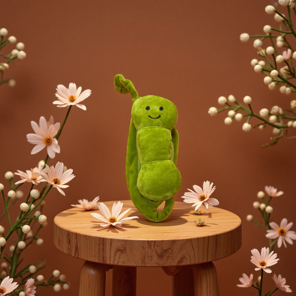 plush toy cute and soft little bear pillow plush doll home decoration details Picture