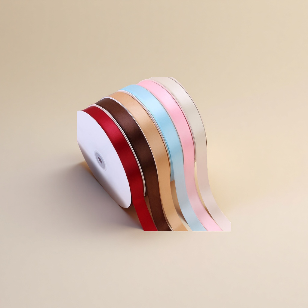 Solid-color silk ribbons, satin ribbons, gift wrapping, cakes, flowers, fruits, wedding decorations, ribbons and webbing Specification image