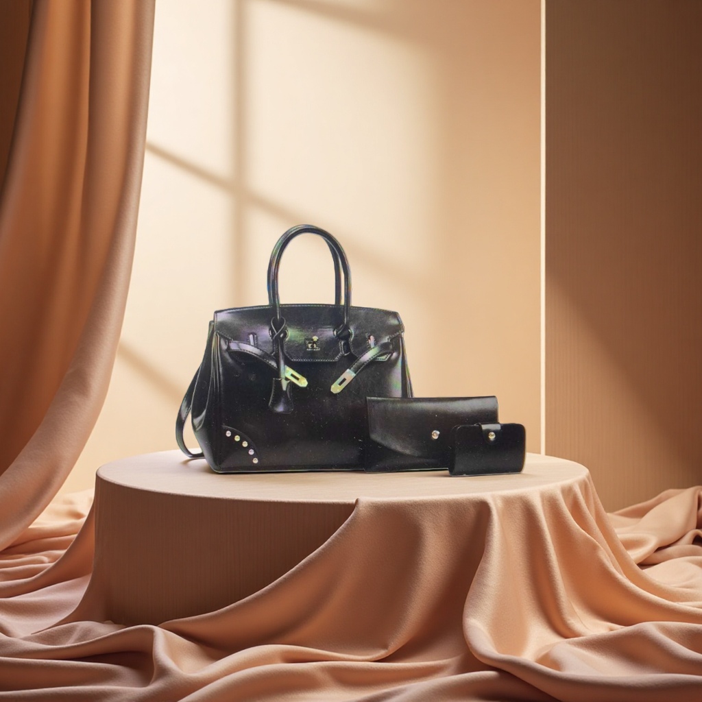 Longxiang folding bag, Love tote bag, briefcase, large capacity student shoulder bag details Picture