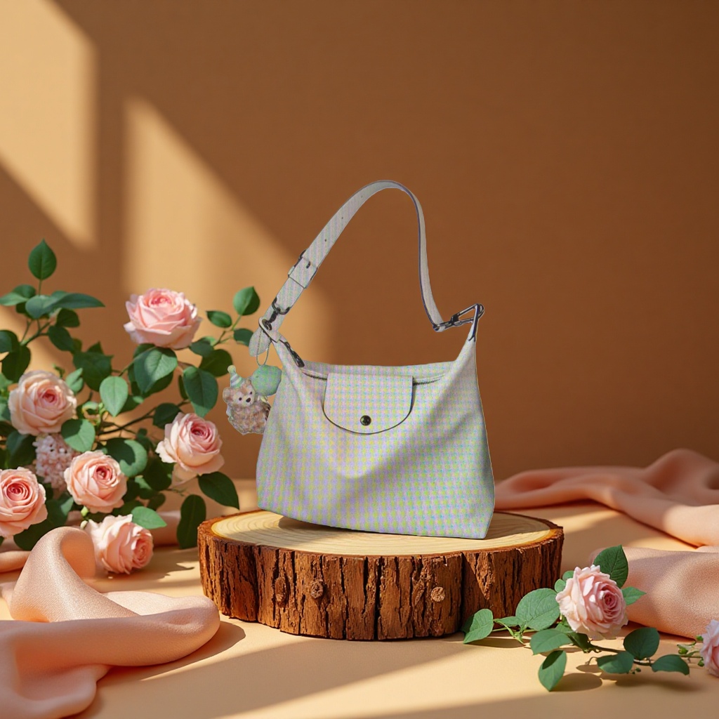 Textured women's crossbody fashionable luggage, women's crossbody fashionable luggage 164631860 details Picture