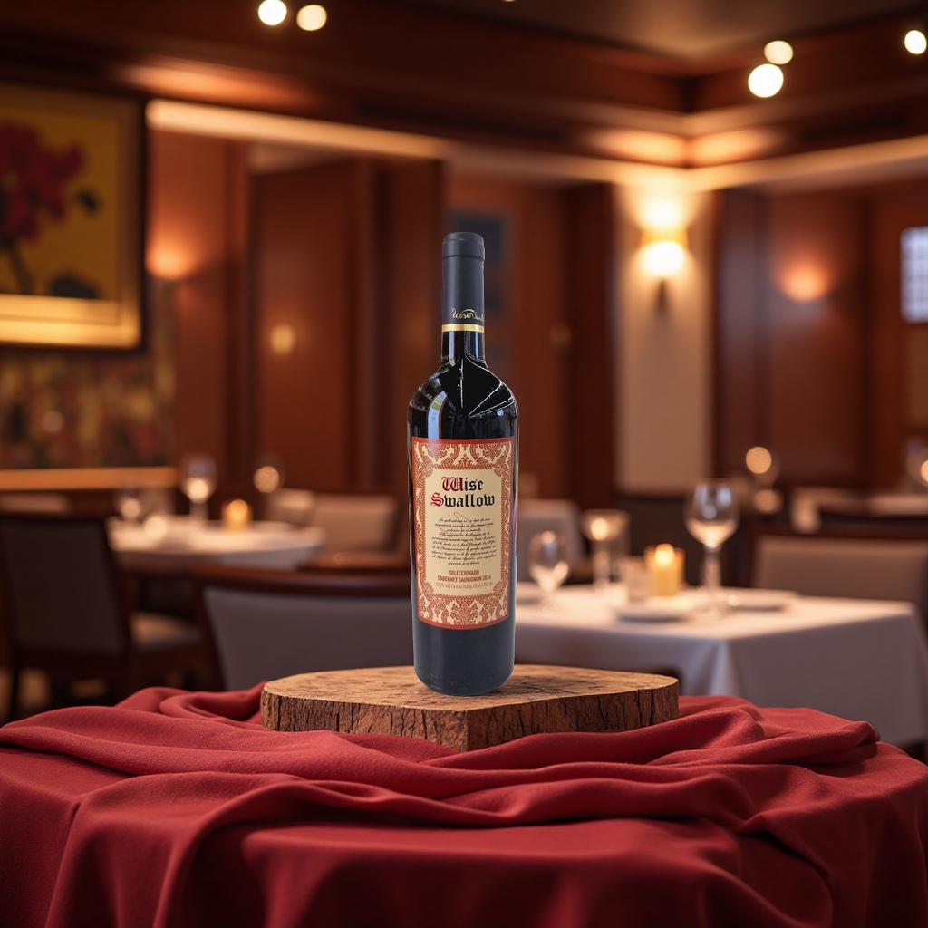 Red wine: Spanish imported wine, Chilean Cabernet Sauvignon dry red, Russian details Picture