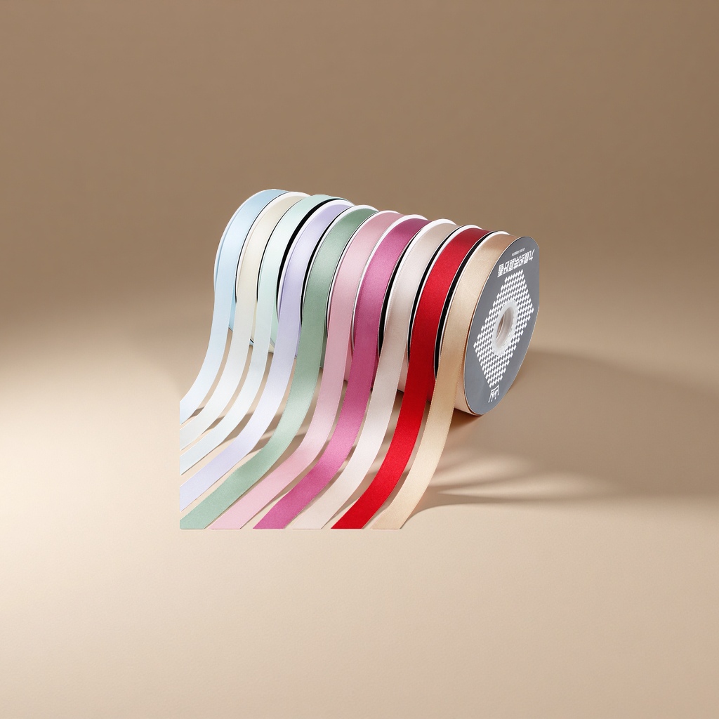 Ribbon, flower cake box, packaging, decorative ribbons, handmade ribbons, silk ribbons, bows Specification image